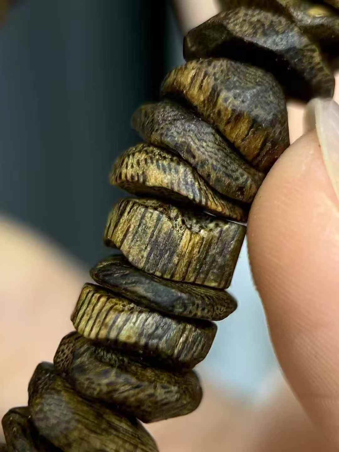 High-oil Kynam agarwood Kezi bracelet 14g+