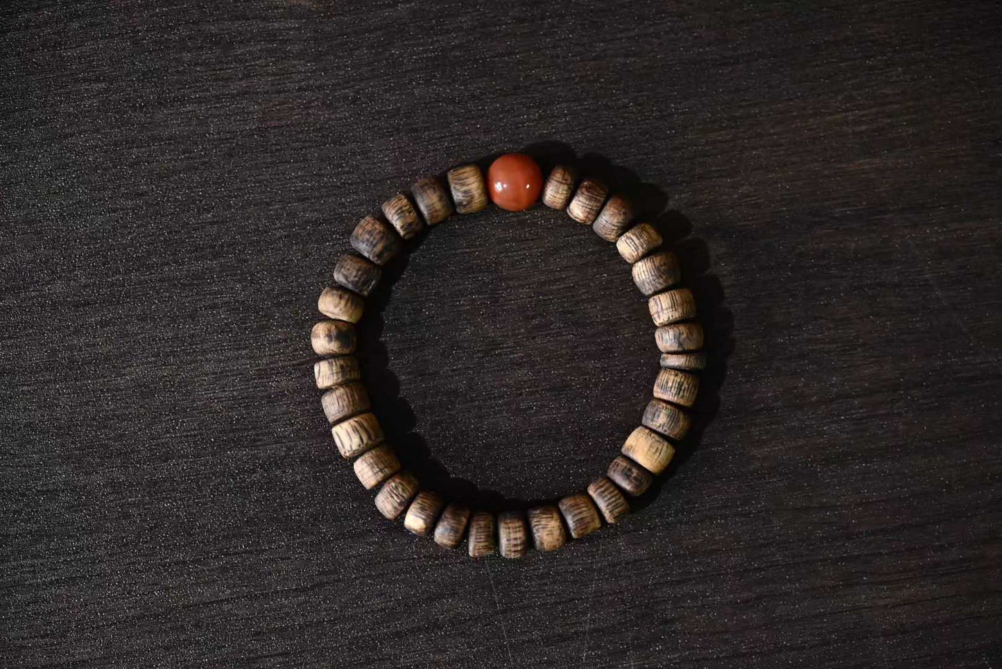 Kynam Agarwood Red Agate DIY design Bracelet 6g+