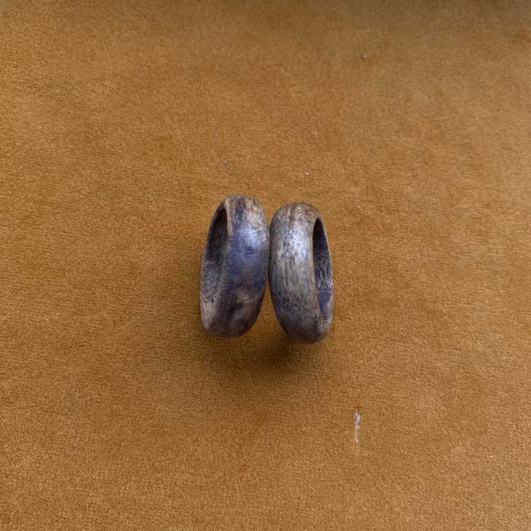 Natural agarwood ring