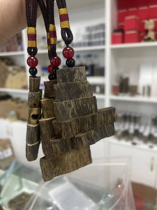 Qinan Agarwood chenxiang unique pendant for men, accessory for women
