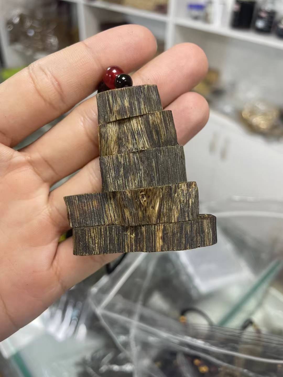 Qinan Agarwood chenxiang unique pendant for men, accessory for women