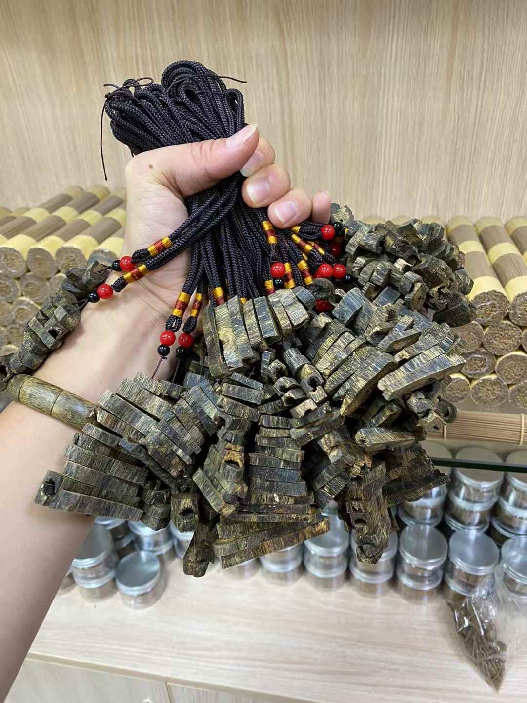 Qinan Agarwood chenxiang unique pendant for men, accessory for women