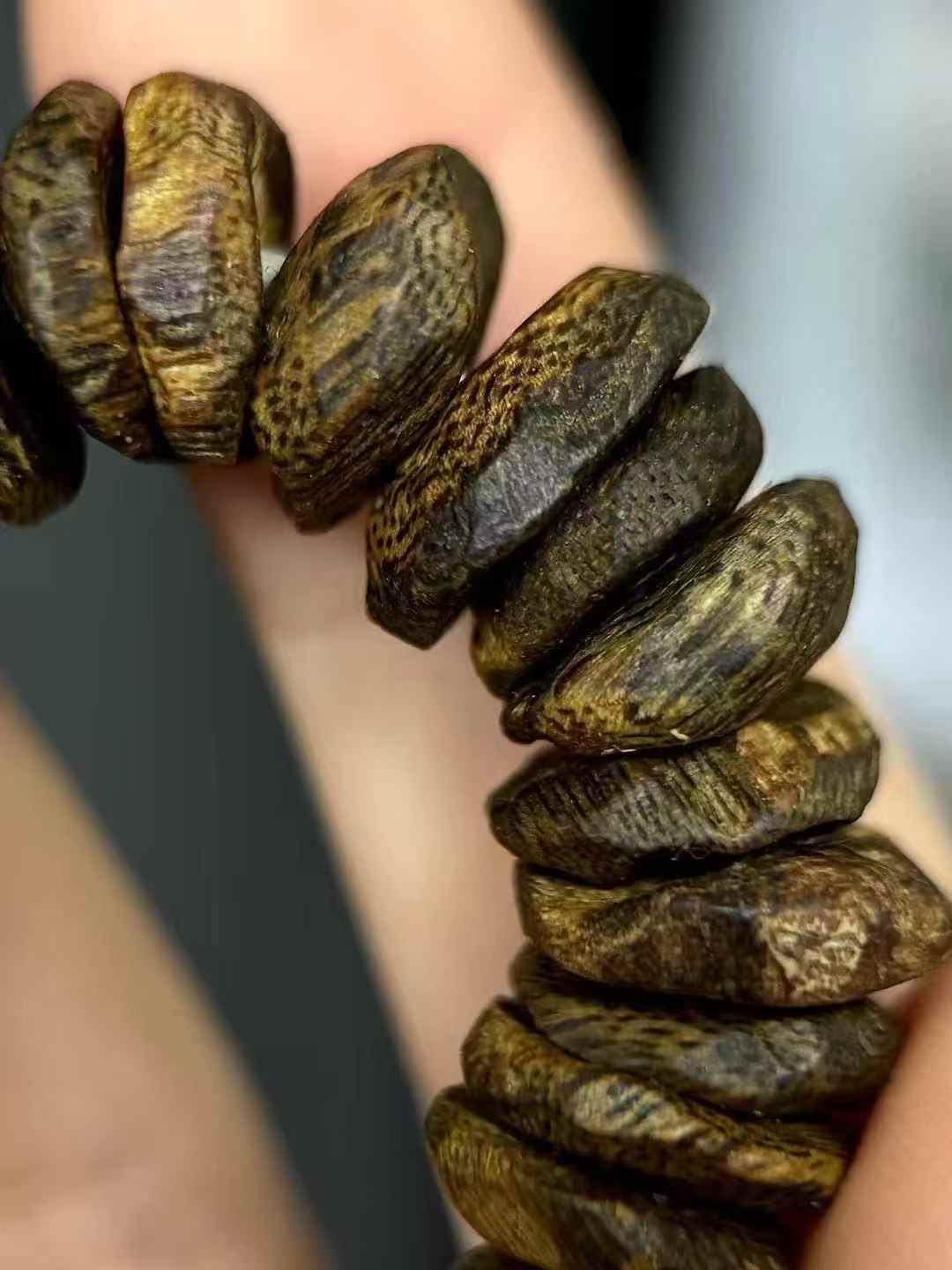 High-oil Kynam agarwood Kezi bracelet 14g+