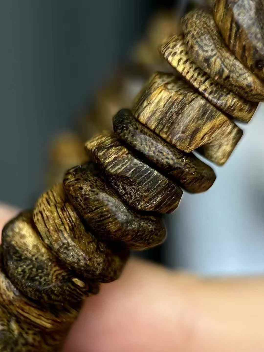 High-oil Kynam agarwood Kezi bracelet 14g+