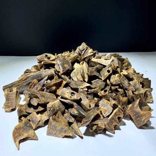 Hainan White Qinan Agarwood Pieces Raw Materials 50g for Fragrance/Drinking/Cooking/Boiling