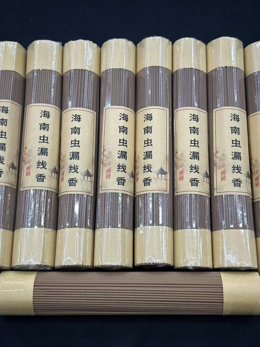 Natural Hainan chenxiang Agarwood insect leakage incense sticks 100g per bundle,350 pieces