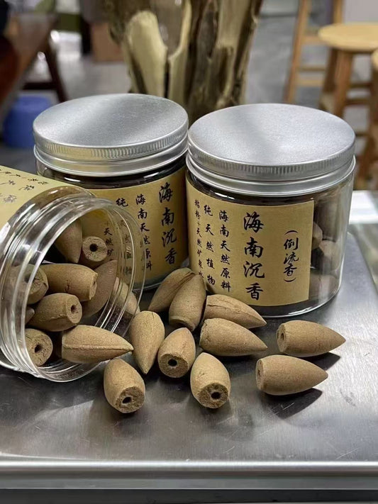 Natural materials Hainan Agarwood  "Reverse Flow Incense "indoor 50g/box
