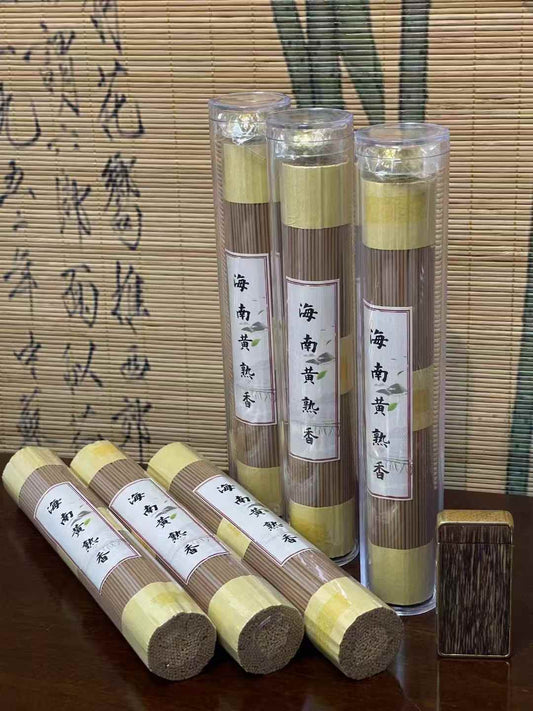 Hainan Huangshu Xiang Yellow matured incense sticks sweet fragrance 100g