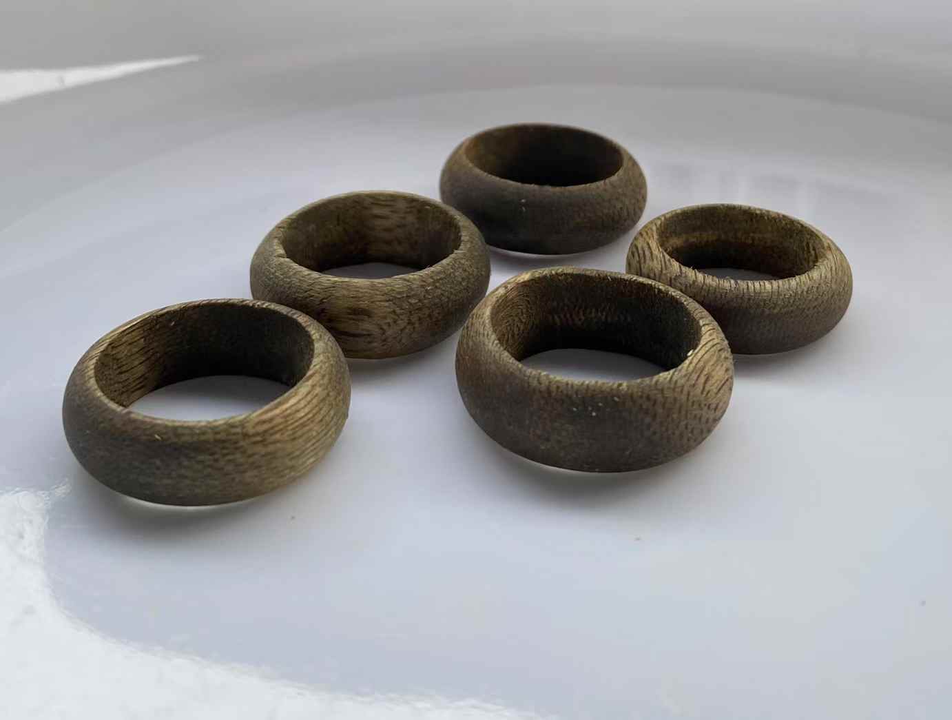Natural agarwood ring